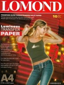Lomond Thermal Transfer Inkjet Paper A4, 10 sheets, Fluorescent (A4, 10 x)