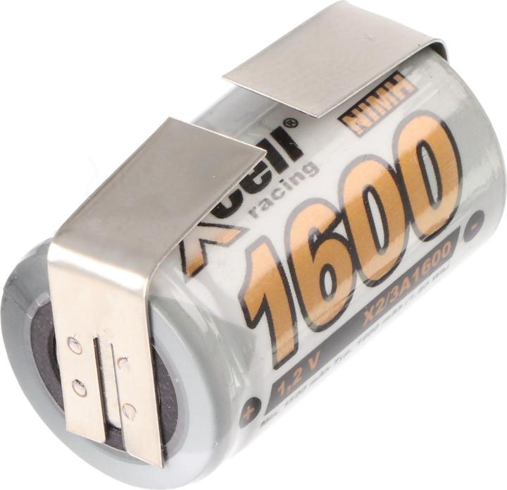 Produktbild XCell X2/3A1600-LFU Akku 2/3 A (1 Stk., 1600 mAh, Akku)