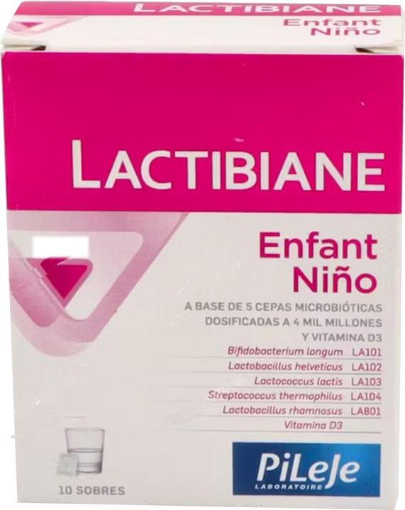 Produktbild PiLeJe Lactibiane Kinder 1G 10 Sachets (Körperlotion)