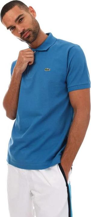 Actual product image Lacoste Mens Ribbed Collar Short-Sleeved Polo Shirt (S)