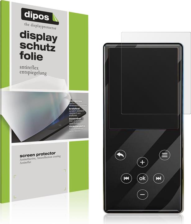 Immagine prodotto Dipos Pellicola Protettiva Antiriflesso per Gueray Q9 MP3-Player