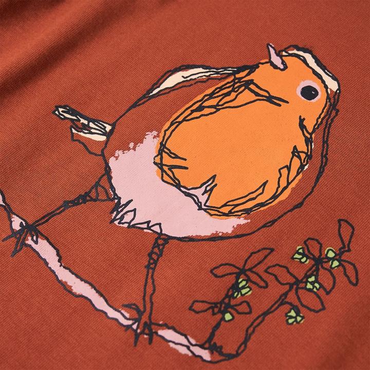 Image du produit VidaXL T-shirt manches longues enfant Cognac 140,Matière : 95% coton. 5 (140)