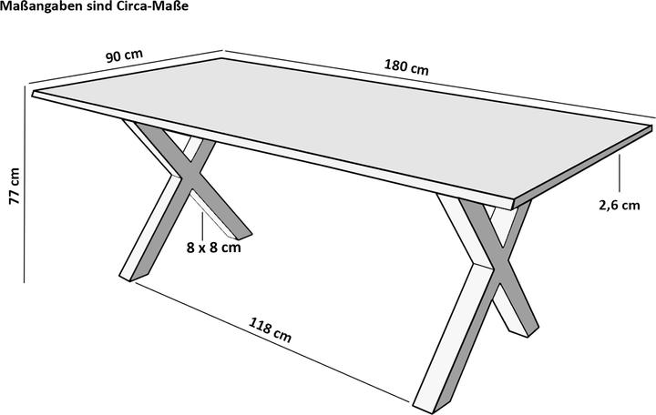 Produktbild SAM Polly (180 x 90 x 77 cm)