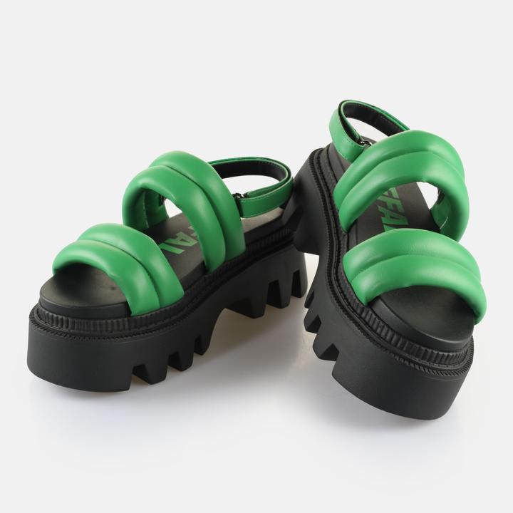 Actual product image Buffalo 's sandals flora ts quilt - vegan nappa (37)