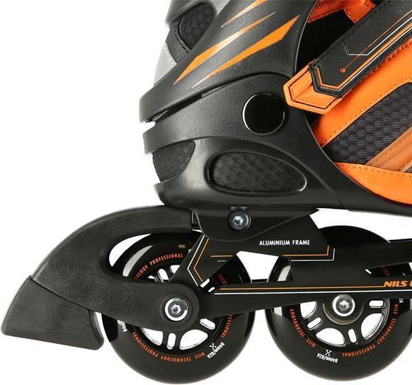 Actual product image Nils NA14112 Black-Orange SIZE 42 IN-LINE SKATES EXTREME (42)