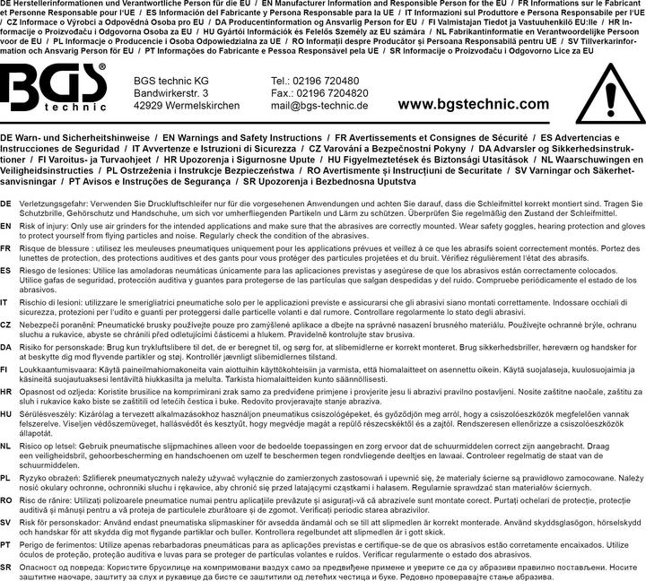 Produktbild BGS Druckluft-Borstenschleifer-Satz 17-tlg. (224 W)