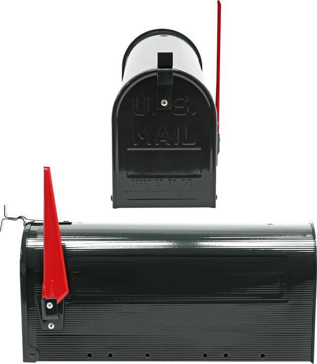 Produktbild Wiltec US Mailbox 180x220x480mm amerikanischer Briefkasten Fahne Stahl