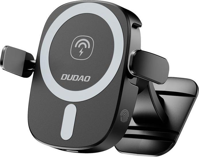 Produktbild Dudao FW11 car phone holder with 15W inductive charger for air vent / cockpit - black