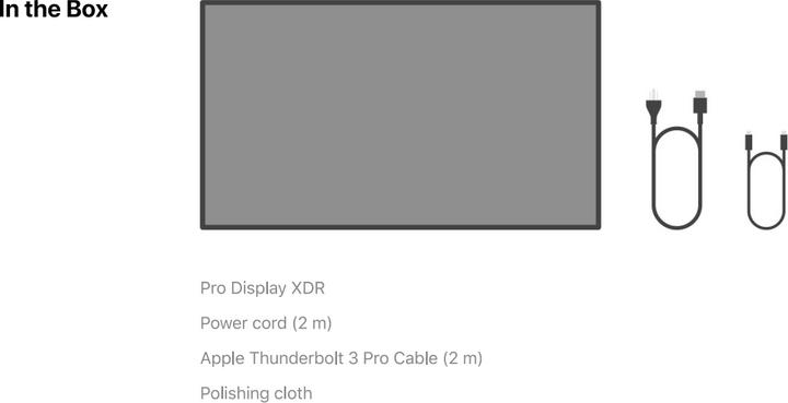 Image du produit Apple Pro Display XDR (6016 x 3384 pixels, 32")