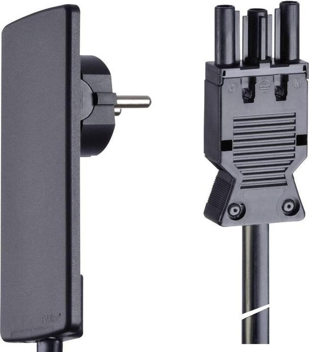 Image du produit Evoline PlugFix avec connecteur GST18 noir (1.50 m)
