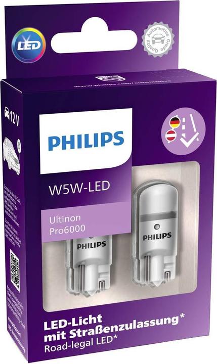 Immagine prodotto Philips Ultinon Pro6000 (W5W)