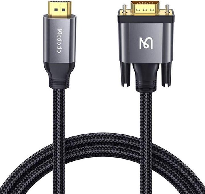 Produktbild Mcdodo Kabel HDMI - D-Sub (VGA) 2m szary (79827) (2 m, HDMI)