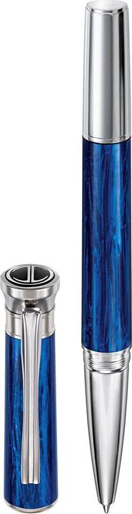 Actual product image Davidoff Venice ball pen (Silver, blue-turquoise)