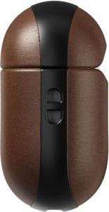Actual product image Nomad Modern Leather Case Airpods 4 Brown (Headphone bag)