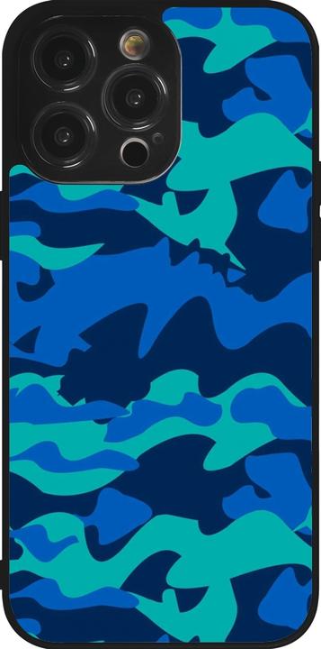 Immagine prodotto PhoneLook Coque Silicone rigide noir Camo Blue (Apple iPhone 14 Pro Max)