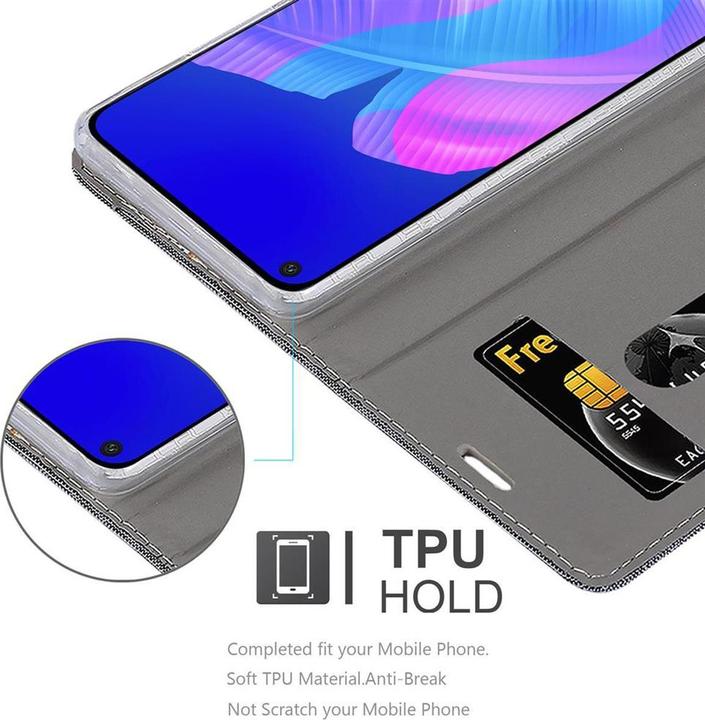 Actual product image Cadorabo Book Jeans Optics Cover (Huawei P40 Lite E)
