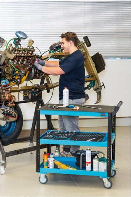 Actual product image HAZET Service trolley Tool trolley Assistent 167-3 (150 kg)