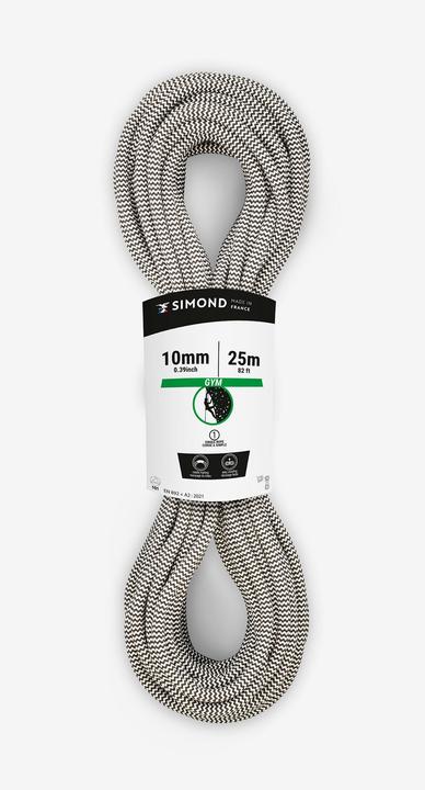 Simond Corda da arrampicata - Klimb Gym 10 mm × 25 m nero (25 m)