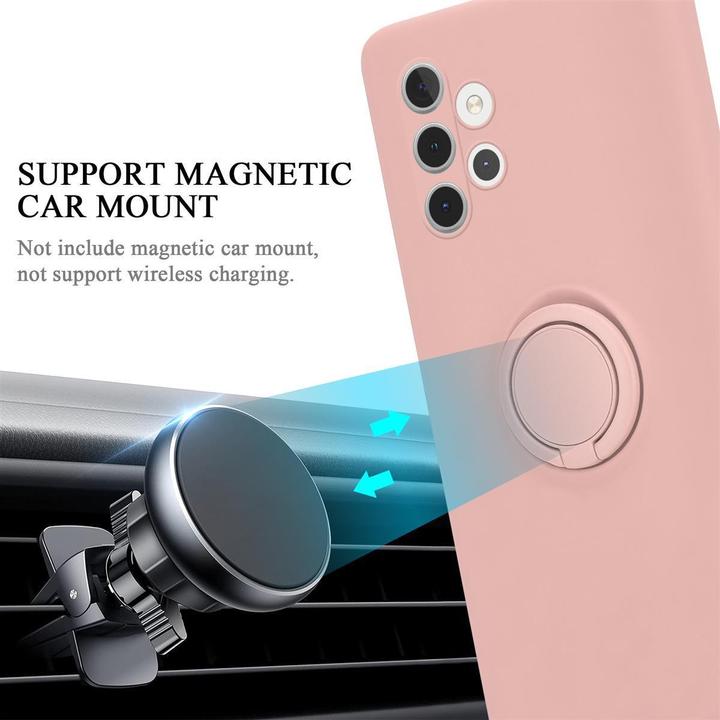 Productafbeelding Cadorabo TPU Vloeibare Ring Silicone Hoesje (Samsung Galaxy A32 5G)