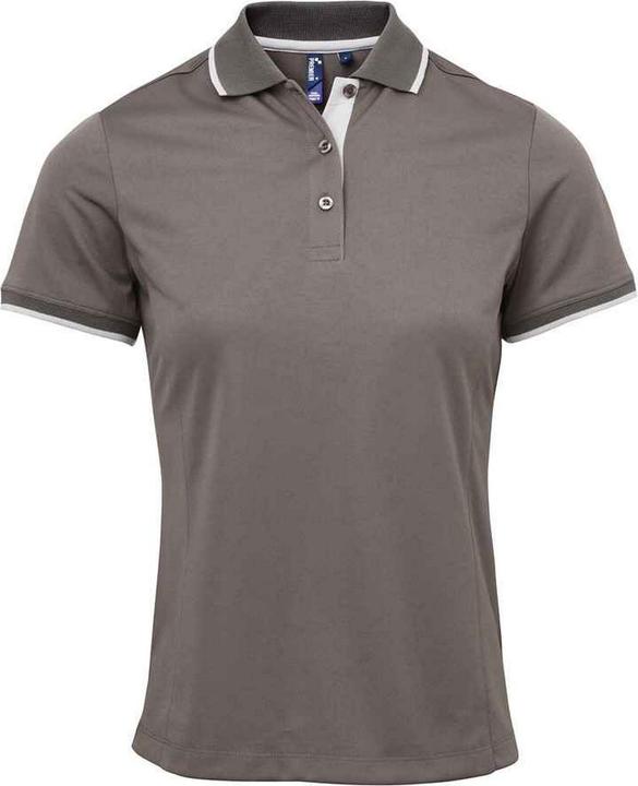 Immagine prodotto Premier Coolchecker Maglietta Polo Contrasto Donna (XS)
