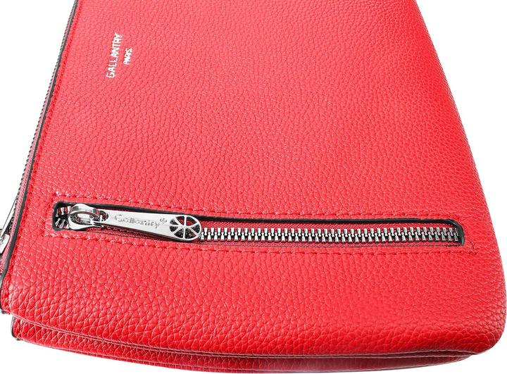 Image du produit Gallantry Sac à main rouge en similicuir grainé