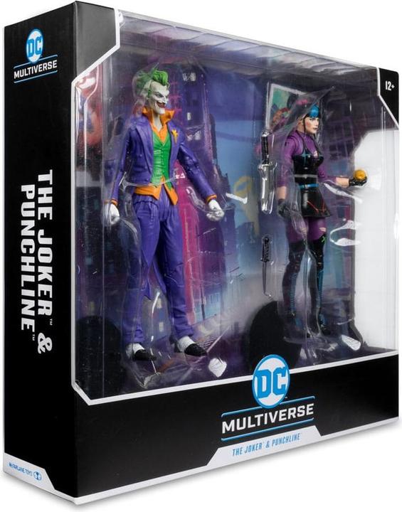Immagine prodotto McFarlane Figure d'azione del Multiverso DC 2-pack The Joker & Punchline 18 cm