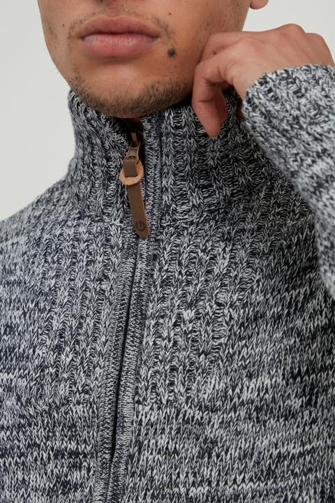 Image du produit Solid Pomeroy Cardigan Gilet Veste En Grosse Maille Pour Homme Avec Col Droit 100% Coton (L)