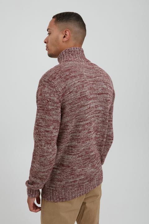 Actual product image Solid Pomeroy Men's Cardigan Chunky Knit Jacket With Funnel Neck Made Of 100% Cotton (L)