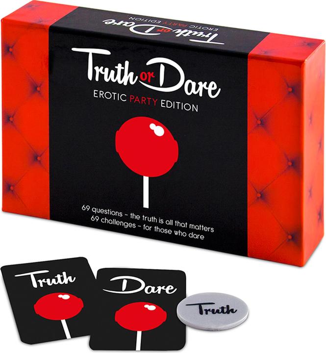 Actual product image tease & please Truth or Dare (Deck of cards, English)