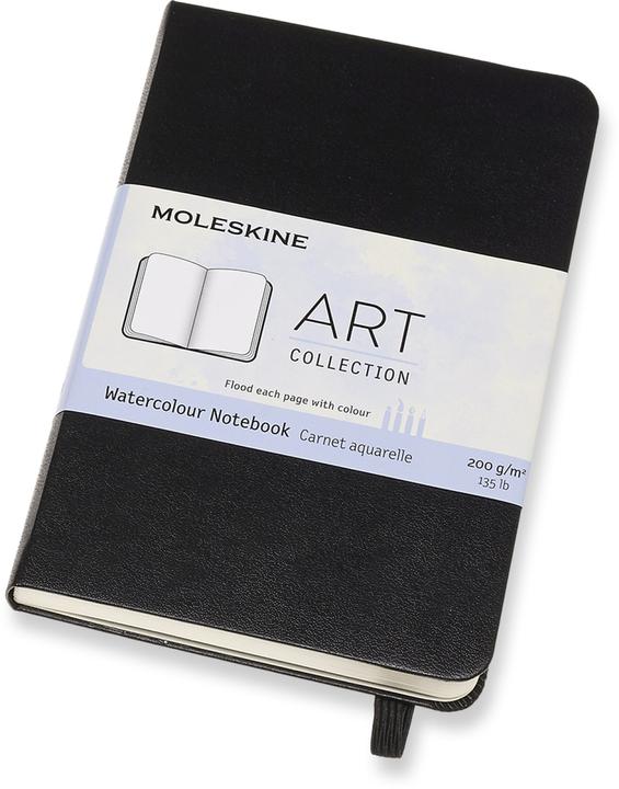 Image du produit Moleskine ART PLUS - Carnets de croquis d'aquarelle (A6, Blanc, Couverture rigide)