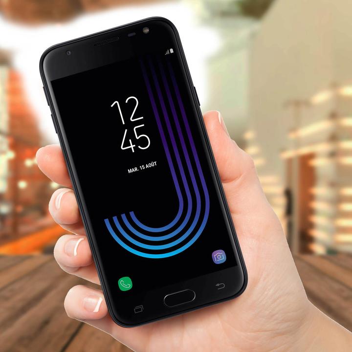 Actual product image Clappio LCD complete set with touchscreen for Samsung Galaxy J3 2017 - Black (Display)