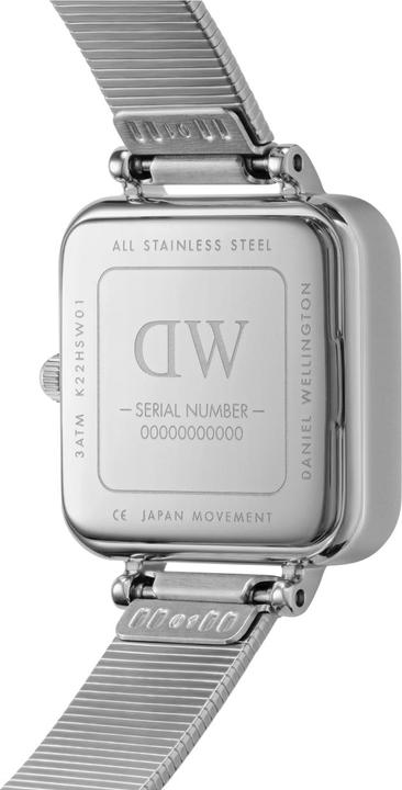 Immagine prodotto Daniel Wellington Quadro Studio Argento Bianco (Orologio da polso analogico, 22 mm)