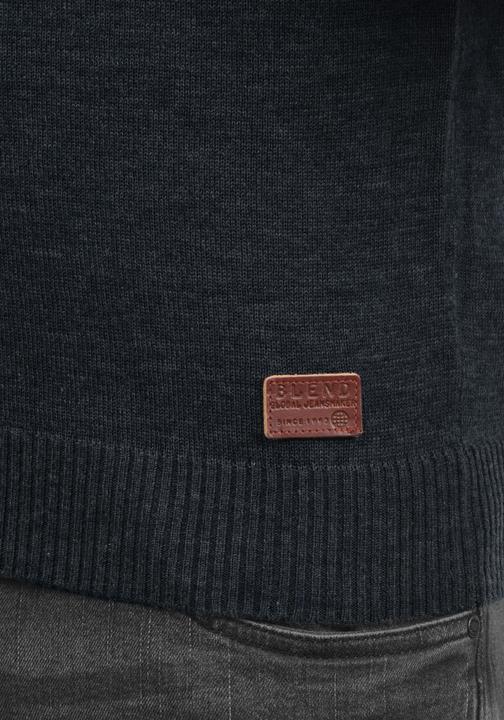 Actual product image Blend Lasse Men's Jumper Knit Pullover With V-Neck Flecked (XXL)