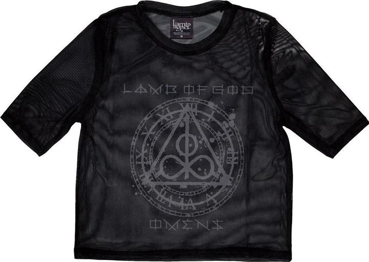 Lamb Of God Omens Clock Kurzes Top