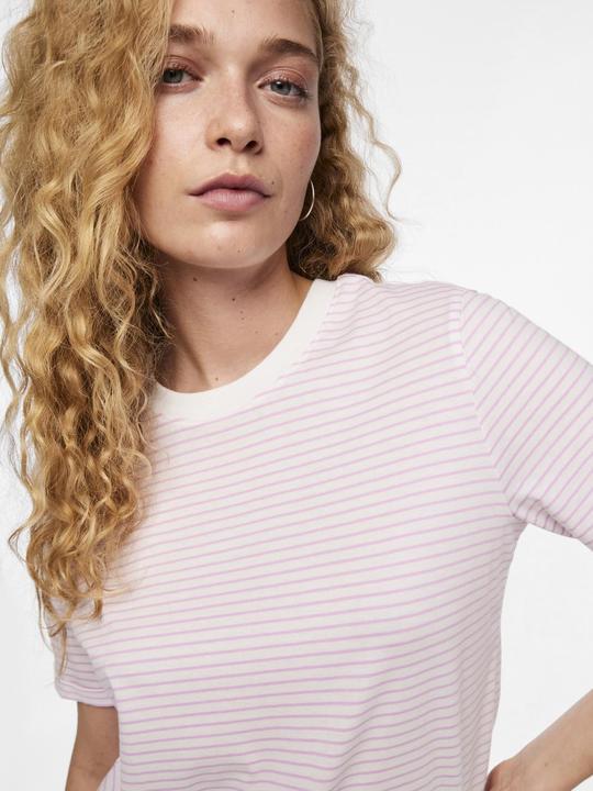 Produktbild Pieces Pcria Ss Fold Up Tee Stripes Noos Bc (M)