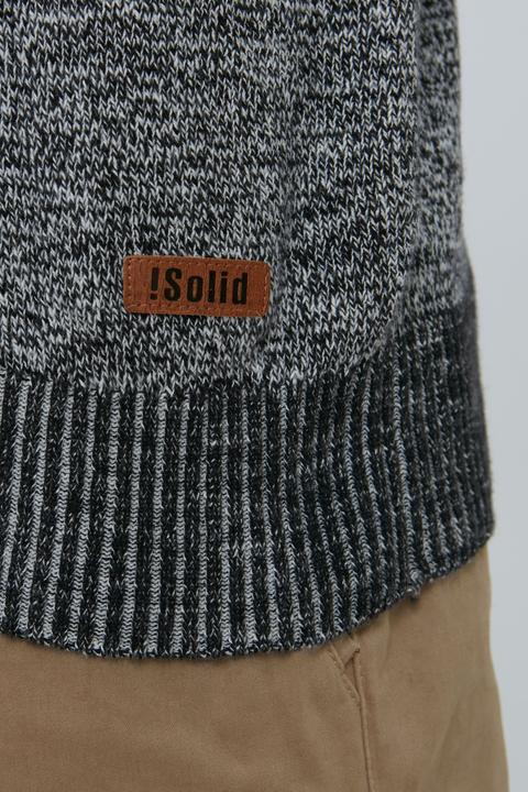 Actual product image Solid Thian Men's Knit Pullover (XXL)