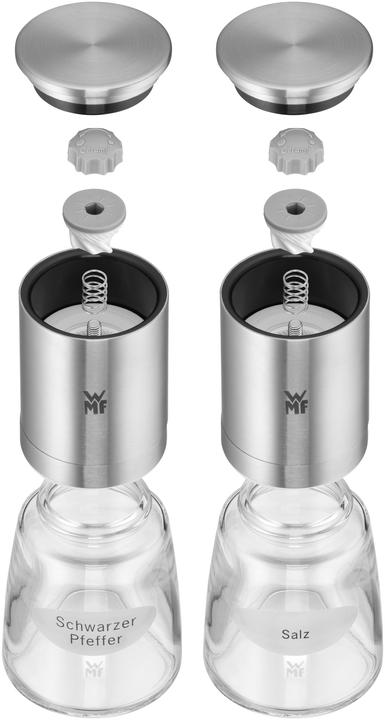 Actual product image WMF De Luxe Salt and Pepper Mill Set of 2 (Pepper, Salt)