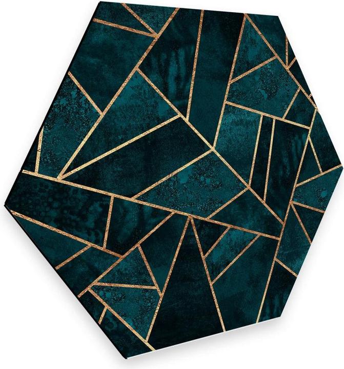 Produktbild Trenddeko Blau-grüner Edelstein (25 x 22 cm)