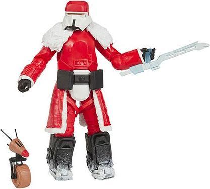Actual product image Hasbro Star Wars Black Series 2020 Range Trooper Figure Holiday Edition