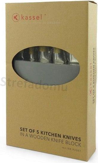Produktbild 5 KNIVES IN VARNISHED WOOD BLOCK 93307