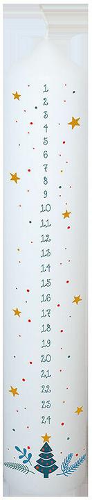 Produktbild Adventskalenderkerze Tannenzweig