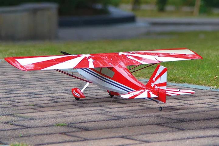 Actual product image OMPHobby OMP Super Decathlon 55" V2 ARF - Rot 1400mm (Aerobatics)