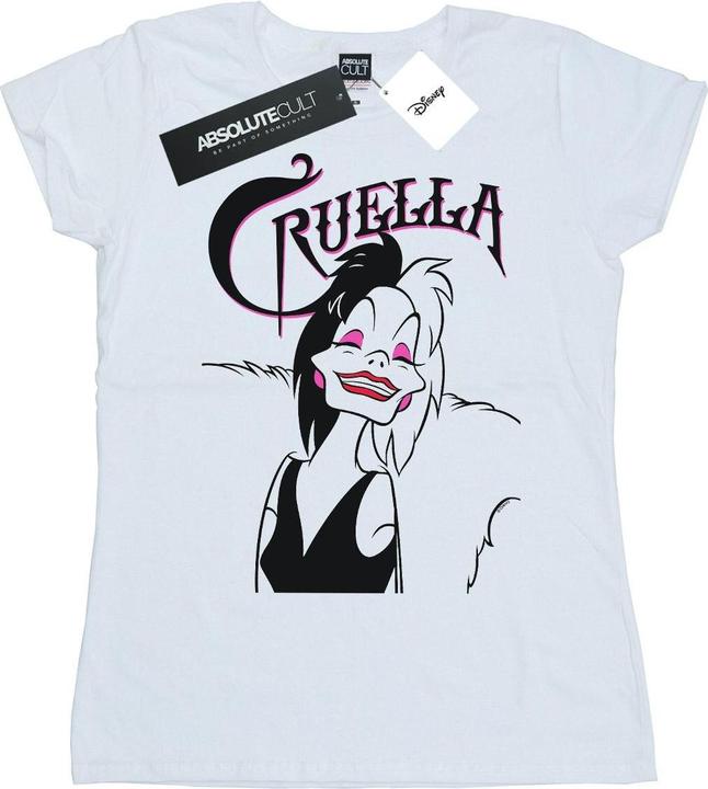 Immagine prodotto Disney Cruella De Vil Evil Smile Maglietta Donna (S)
