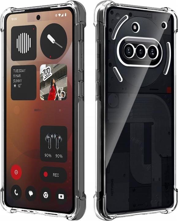 Image du produit Techsuit - Shockproof Clear Silicone - Nothing Phone (3a) - Clear (Nothing Phone (3a))