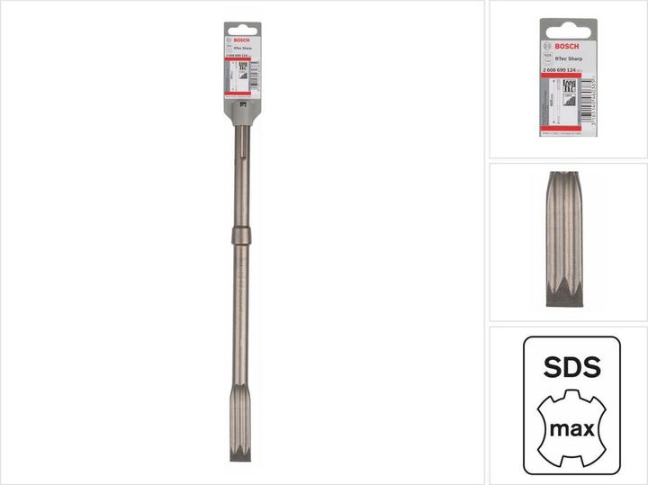Produktbild Bosch Professional Zubehör PRO SDS max-5C Flachmeissel, 25 x 400 mm (25 mm)