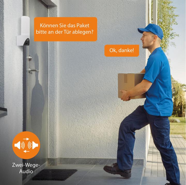 Actual product image Smartwares CIP-39902 Beveiligingscamera - Resolutie 2304 x 1296 - 135 Zichthoek - Wifi - Wit - Amazon Alexa & G (2304 x 1296 Pixels)