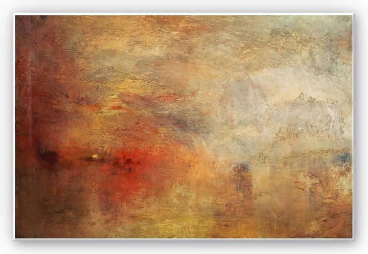 Immagine prodotto Trenddeko Turner - Tramonto su un lago (100 x 70 cm)