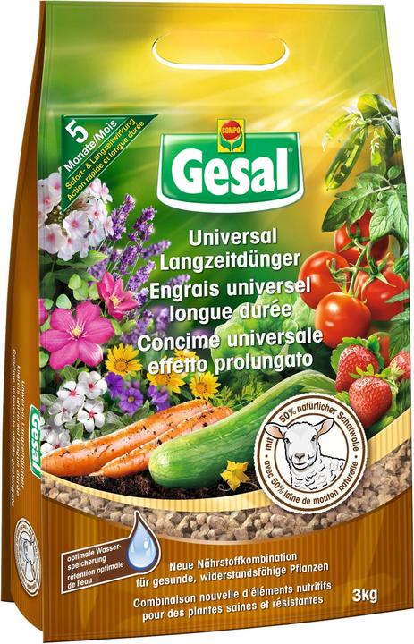 Immagine prodotto Gesal Fertilizzante universale a lento rilascio (3 kg, 3 l)