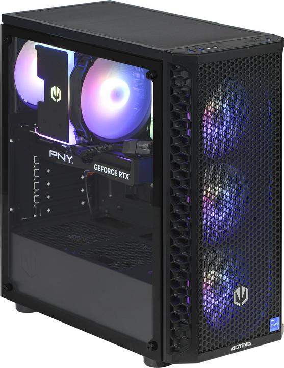 Image du produit Actina 5901443387503 PC Intel® Core™ i5 i5-14400F 16 Go DDR4-SDRAM 1 TB SSD NVIDIA GeForce RTX 4060 (Intel Core i5-14400F, 16 Go, 1000 Go, GeForce RTX 4060)