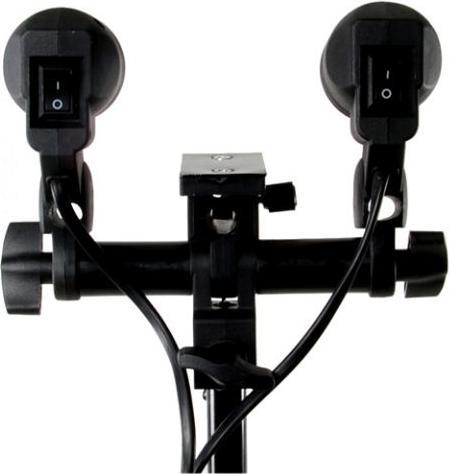 Image du produit Studioking Support de lampe universel E27 avec 2 douilles DLE27D